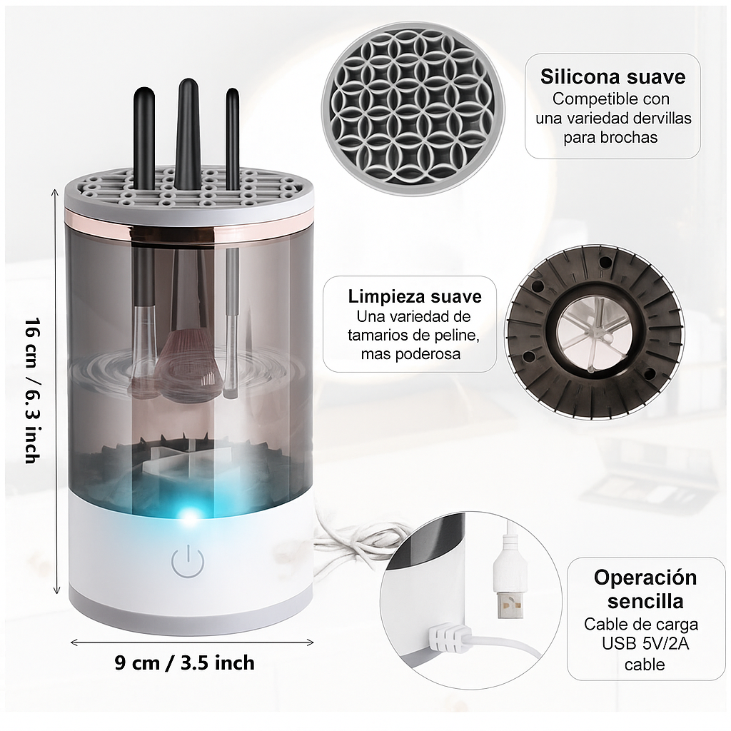 Limpiador De Brochas Electrico