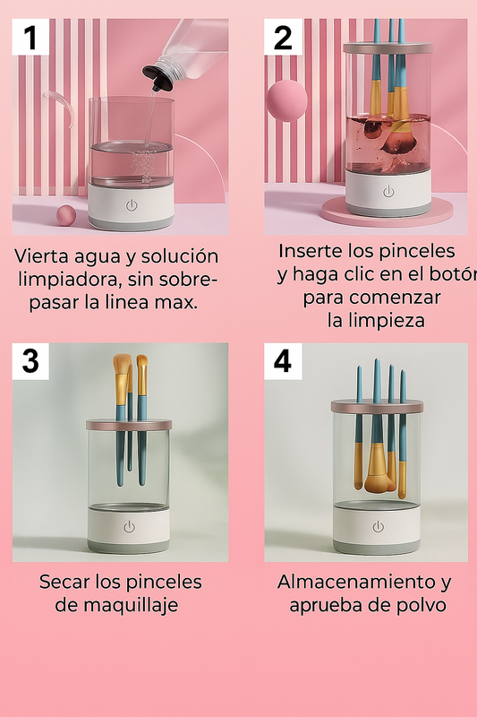 Limpiador De Brochas Electrico